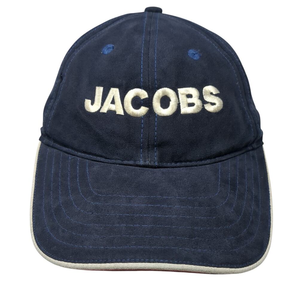Jacobs Strapback Baseball Cap Blue One Size Adjustable Dog Daze Black Label